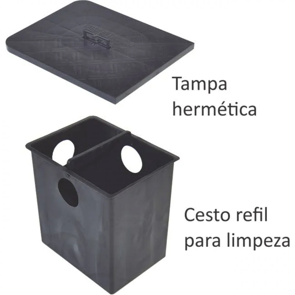 Caixa de Gordura Sifonada - 50 Litros